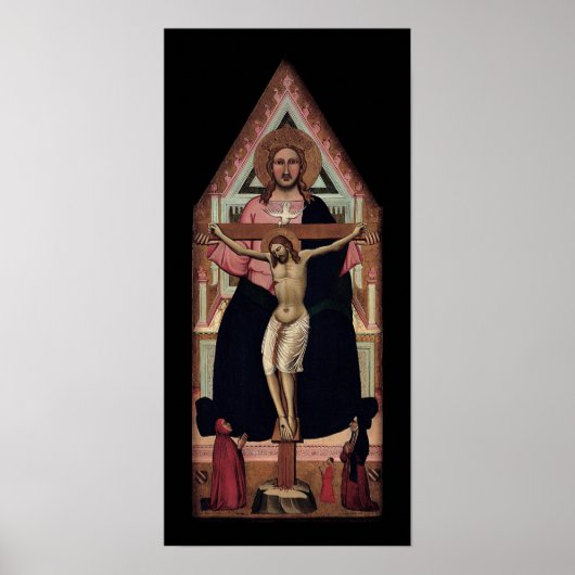 Das religiöse Kunstposter "Die Dreiheit" Poster (Vorne)