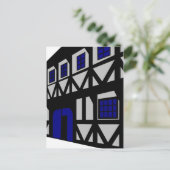 Das Renaissancehaus - grau Postkarte (Stehend Vorderseite)