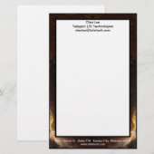Das Renidron Briefpapier (Vorne/Hinten)