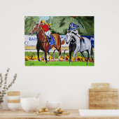 Das Rennen ist eingeschaltet Poster (Küche)