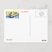 Das Rennen Postkarte (Rückseite)