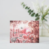 Das Rennen um das Leben Postkarte (Stehend Vorderseite)