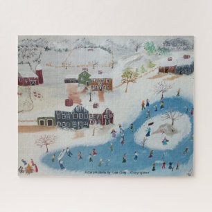 Das Rennen um den Teich Puzzle