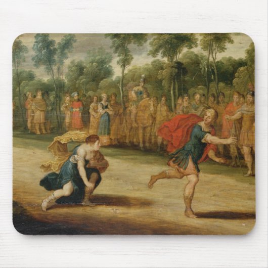 Das Rennen von Atalanta und von Hippomenes (Öl auf Mousepad (Vorne)