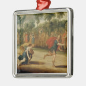 Das Rennen von Atalanta und von Hippomenes (Öl auf Ornament Aus Metall (Links)