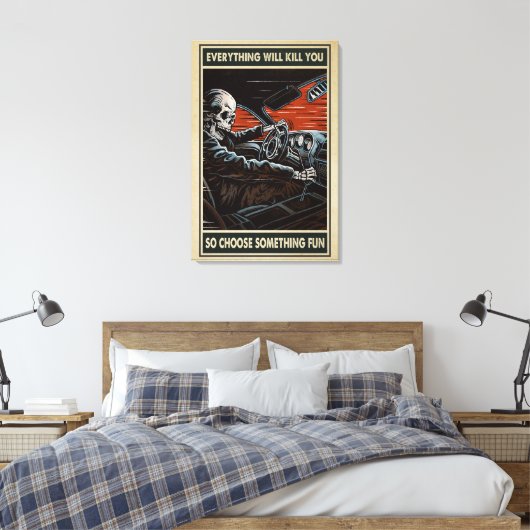 Das Rennen von Skeletts wird dir Leinwand bringen (Insitu (Schlafzimmer))