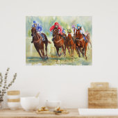 Das Rennposter von Chase Poster (Küche)