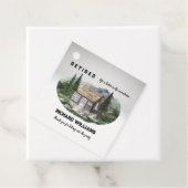 Das Rentenleben ist besser in den Bergen wandern Geschenkanhänger (Beispiel)