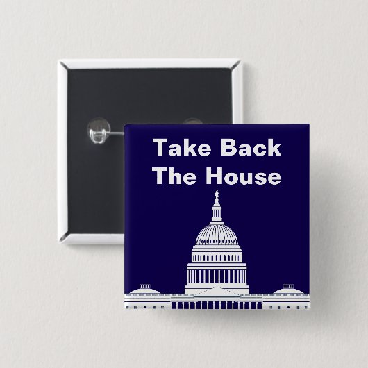 Das Repräsentantenhaus Button (Vorne & Hinten)