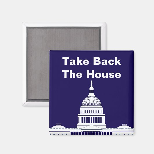 Das Repräsentantenhaus Magnet (Vorderseite/Rückseite)