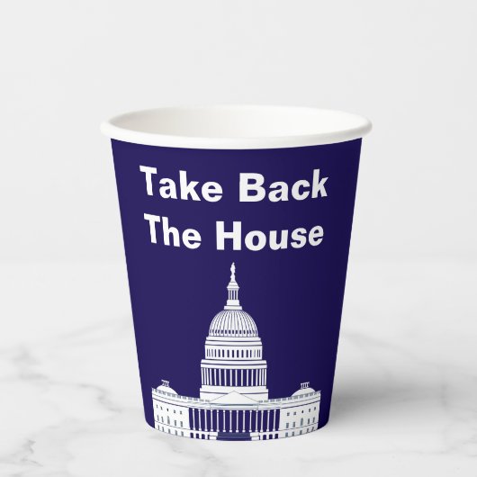 Das Repräsentantenhaus Pappbecher (Vorderseite)