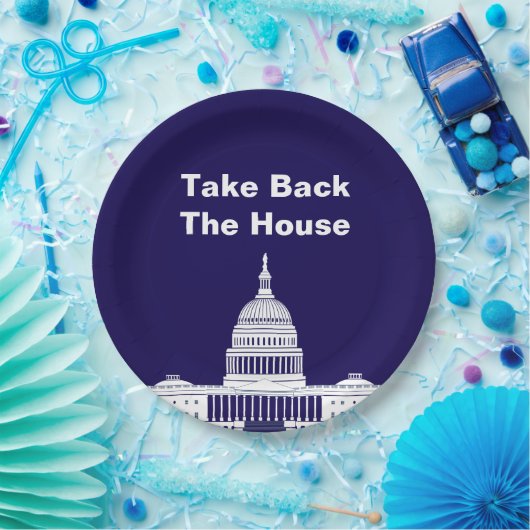 Das Repräsentantenhaus Pappteller (Party)