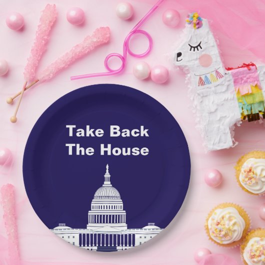 Das Repräsentantenhaus Pappteller (Party)