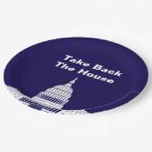 Das Repräsentantenhaus Pappteller (Schrägansicht)