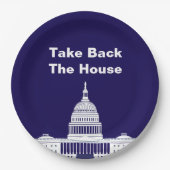 Das Repräsentantenhaus Pappteller (Vorderseite)