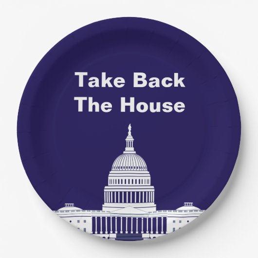 Das Repräsentantenhaus Pappteller (Vorderseite)