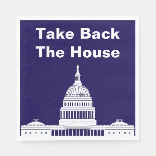 Das Repräsentantenhaus Serviette (Vorderseite)