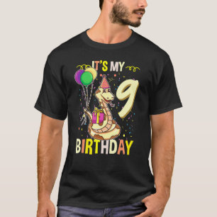 Das Reptil der 9. Geburtstagsschlange T-Shirt