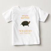 Das Reptil der Bog-Schildkröte in New Jersey Baby T-shirt (Vorderseite)