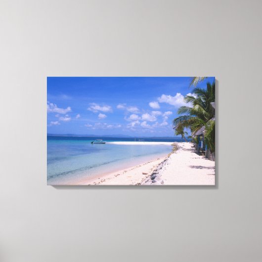 Das Resort am Strand Leinwanddruck (Vorderseite)