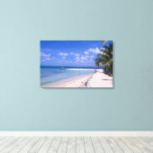 Das Resort am Strand Leinwanddruck (Insitu (Holzboden))