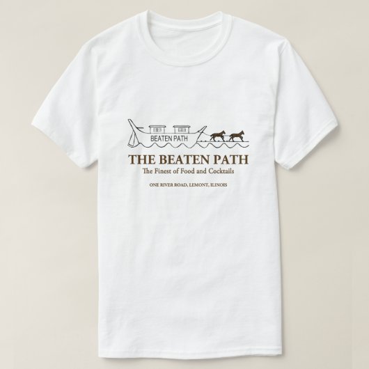 Das Restaurant Beaten Path, Lemont, IL T-Shirt (Design vorne)
