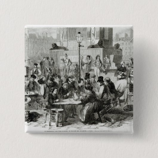 Das Restaurant der nassen Füße Button (Vorderseite)