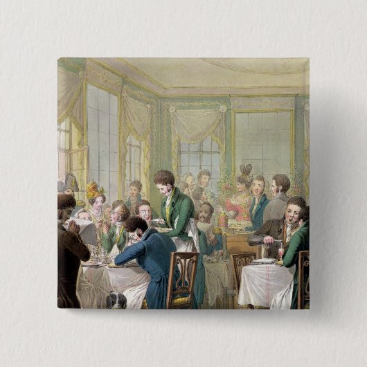 Das Restaurant im Palais Royal, 1831 Button (Vorderseite)