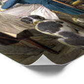 Das Restaurant im Palais Royal, 1831 Poster (Ecke)