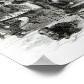 Das Restaurant mit nassen Füßen Poster (Ecke)