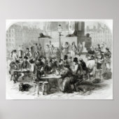 Das Restaurant mit nassen Füßen Poster (Vorne)