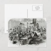 Das Restaurant mit nassen Füßen Postkarte (Vorne/Hinten)