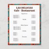 Das Restaurant serviert Aquamarine Speisen des Caf (Vorderseite)