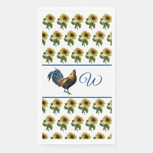 Das Restaurant und die Sonnenblumen Serviette (Vorderseite)