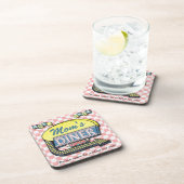 Das Restaurant-" Zeichen kundenspezifischer Retro Untersetzer (Rechte Seite)