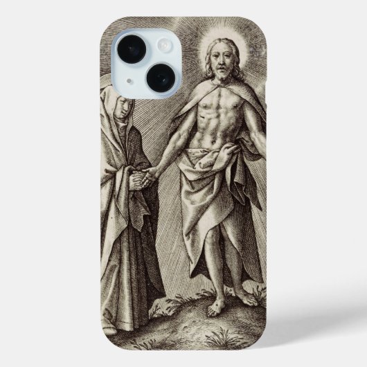 Das Retreen Christ steht auf einem Hügel Case-Mate iPhone Hülle (Rückseite)