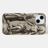 Das Retreen Christ steht auf einem Hügel Case-Mate iPhone Hülle (Rückseite (Horizontal))