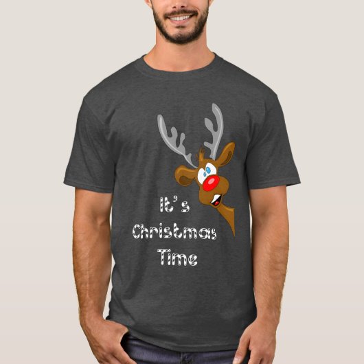 Das Retro des Christmasime T-Shirt (Vorderseite)