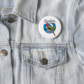 Das Retro-Logo von Hawaii entdecken Button (Beispiel)