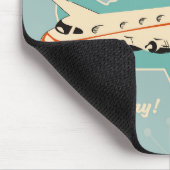 Das Retro-Poster des New Yorker Staat. Mousepad (Ecke)