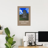 Das Retro-Poster von Bramber Castle der 20er Jahre Poster (Heimbüro)