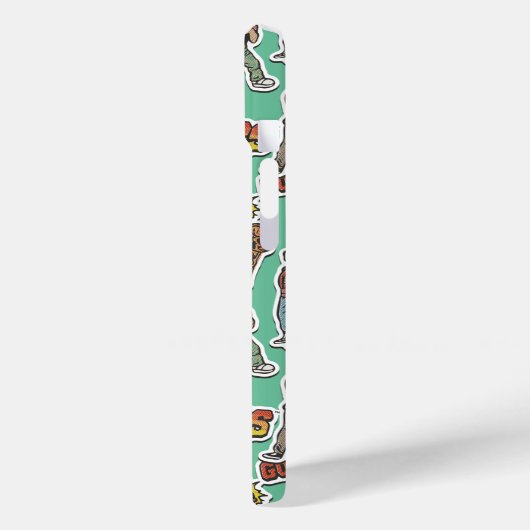 Das Retro-Stickermuster der Goonies Case-Mate iPhone Hülle (Rückseite / Links)