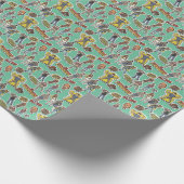 Das Retro-Stickermuster der Goonies Geschenkpapier (Ecke)