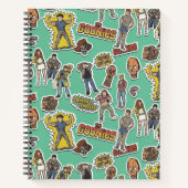 Das Retro-Stickermuster der Goonies Notizblock (Vorderseite)