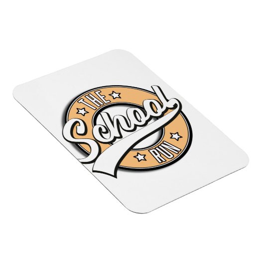 Das Retrologo für den Schulallauf Magnet (Rechte Seite)