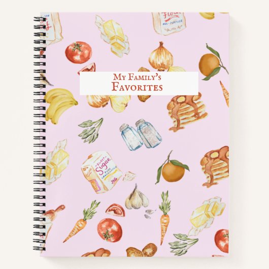 Das Rezept-Buch meiner Familie Notizblock (Vorderseite)
