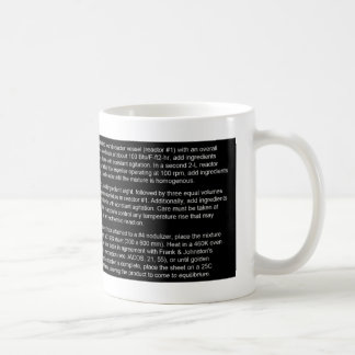 Das Rezept-Tasse des lustigen Geeky Ingenieurs Kaffeetasse