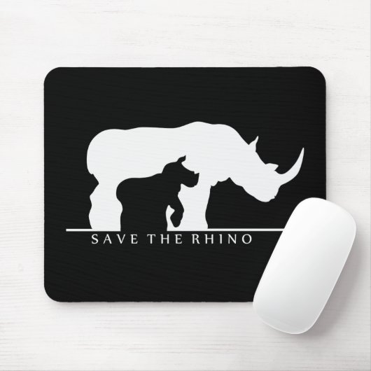 Das Rhino gerettet Mousepad (Mit Mouse)