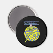 Das Riddler & Logo-Lila Magnet (Vorderseite/Rückseite)