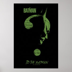 Das Riddler "To the Batman" Fragezeichen Poster